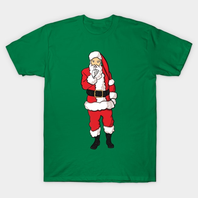 Christmas Santa Claus T-Shirt by evisionarts